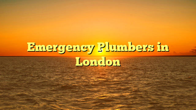 Emergency Plumbers in London