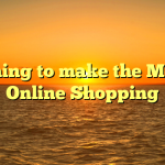 Learning to make the Most of Online Shopping