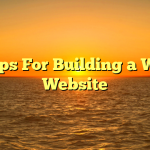 Tips For Building a Wp Website